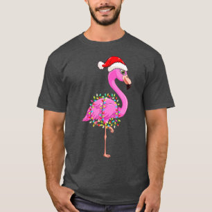 Kerstlampjes Flamingo Wearing Xmas Pet - Flami T-shirt