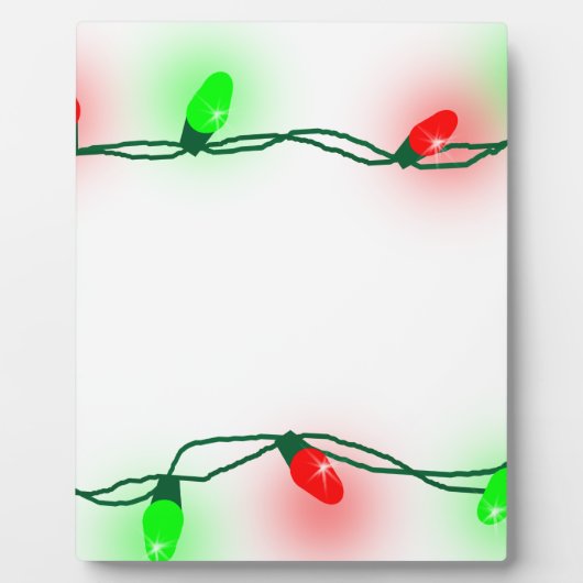 kerstlampjes fotoplaat (Voorkant)