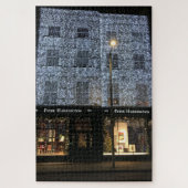 Kerstlampjes, Fulham Road, Chelsea, Londen, Vereni Legpuzzel (Verticaal)