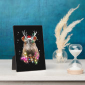 Kerstlampjes Hippo Fiona Hippopotamus Lover Fotoplaat (Zijkant)