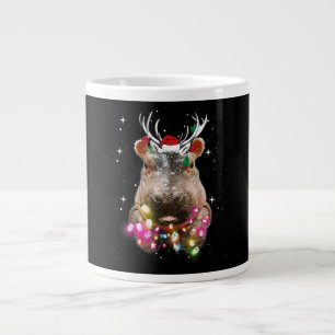 Kerstlampjes Hippo Fiona Hippopotamus Lover Grote Koffiekop