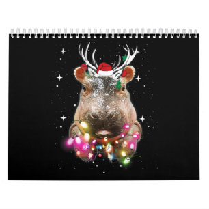 Kerstlampjes Hippo Fiona Hippopotamus Lover Kalender