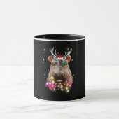 Kerstlampjes Hippo Fiona Hippopotamus Lover Mok (Midden)