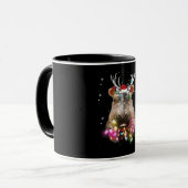 Kerstlampjes Hippo Fiona Hippopotamus Lover Mok (Voorkant links)