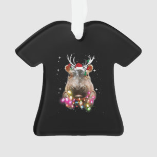 Kerstlampjes Hippo Fiona Hippopotamus Lover Ornament