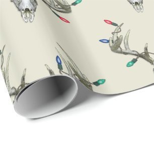 Kerstlampjes in de jacht op strijders cadeaupapier