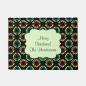 Kerstlampjes in kleurrijke cirkels deurmat (Voorkant)