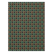 Kerstlampjes in kleurrijke cirkels tafelkleed (Voorkant)