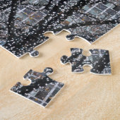 Kerstlampjes in Midtown East New York City NYC Legpuzzel (Zijkant)