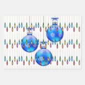 kerstlampjes inpakpapier vel (Voorkant 2)