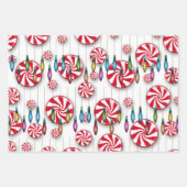 kerstlampjes inpakpapier vel (Voorkant)