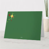 kerstlampjes kaart (Achterkant)