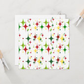 kerstlampjes kaart (Voorkant / Achterkant in situ)