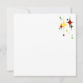 kerstlampjes kaart (Achterkant)