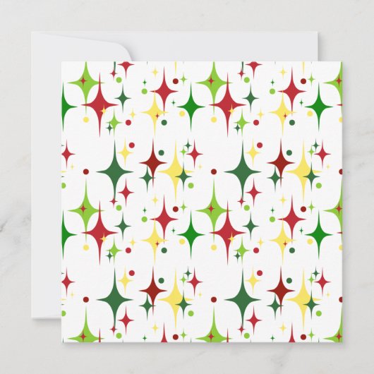 kerstlampjes kaart (Voorkant)