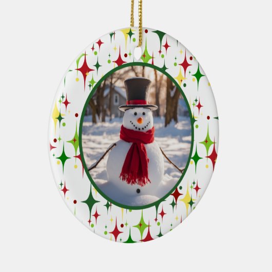 kerstlampjes keramisch ornament (Rechts)