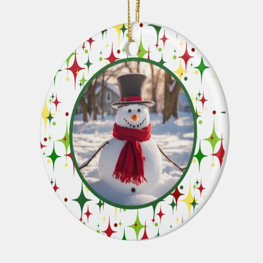 kerstlampjes keramisch ornament (Links)