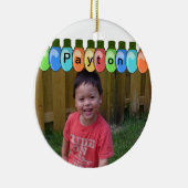 kerstlampjes keramisch ornament (Rechts)