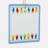 kerstlampjes keramisch ornament (Rechts)