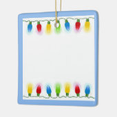 kerstlampjes keramisch ornament (Links)