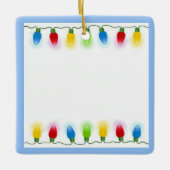 kerstlampjes keramisch ornament (Voorkant)