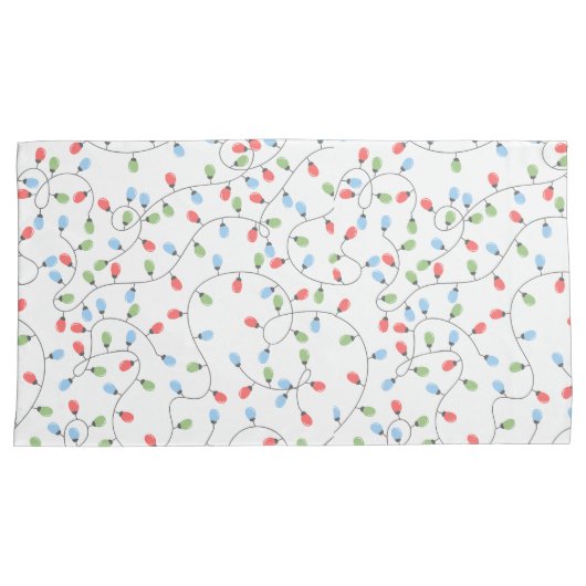 kerstlampjes kussensloop (Voorkant-Rechts)