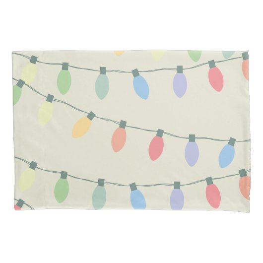 kerstlampjes kussensloop (Voorkant)