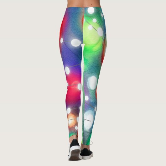 kerstlampjes leggings (Achterkant)