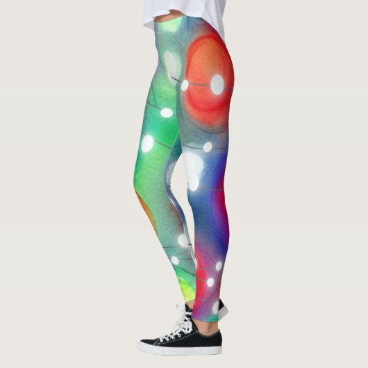 kerstlampjes leggings (Links)