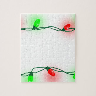 kerstlampjes legpuzzel