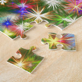 kerstlampjes legpuzzel (Zijkant)