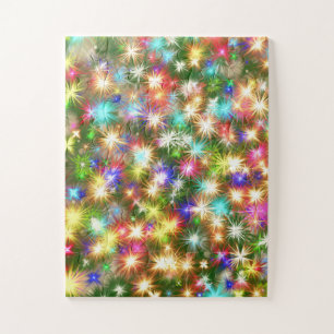kerstlampjes legpuzzel