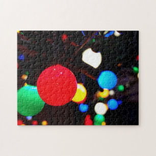 kerstlampjes legpuzzel