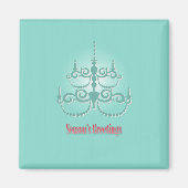 kerstlampjes magneet (Voorkant)