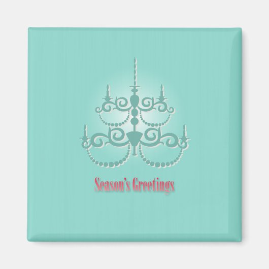 kerstlampjes magneet (Voorkant)