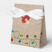 kerstlampjes met braapband bedankdoosjes (Voorkant Zijde)