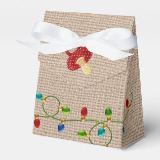 kerstlampjes met braapband bedankdoosjes