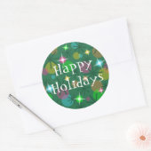 kerstlampjes met de sticker "Happ Feestdagen" (Envelop)