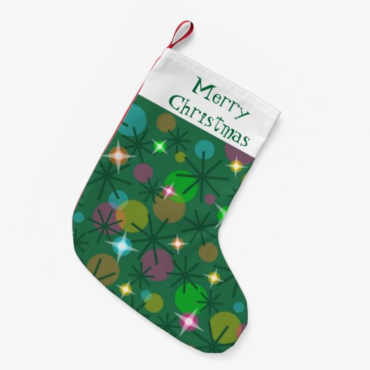 kerstlampjes met één zijde kleine kerstsok (Voorkant (Hangend))