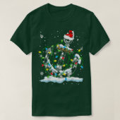 Kerstlampjes met kerstlampjes met kerstverlichting t-shirt (Design voorkant)