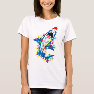 Kerstlampjes met kerstlampjes voor kerstmis t-shirt
