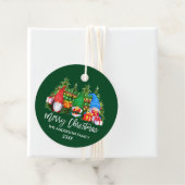 kerstlampjes met penseel Groen Bedankjes Labels (In situ)