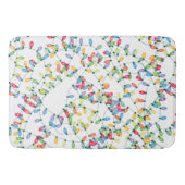 kerstlampjes met tang badmat (Voorkant)