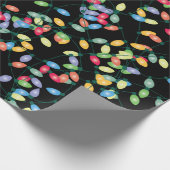 kerstlampjes met tang cadeaupapier (Hoek)