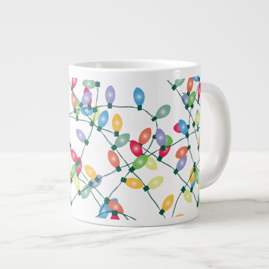 kerstlampjes met tang grote koffiekop (Voorkant rechts)