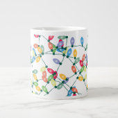 kerstlampjes met tang grote koffiekop (Voorkant)