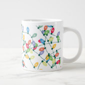 kerstlampjes met tang grote koffiekop (Rechts)