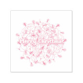 Kerstlampjes met tangled kerstlicht  zelfinktende stempel (Design)