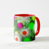 kerstlampjes mok (Voorkant rechts)