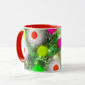 kerstlampjes mok (Voorkant links)